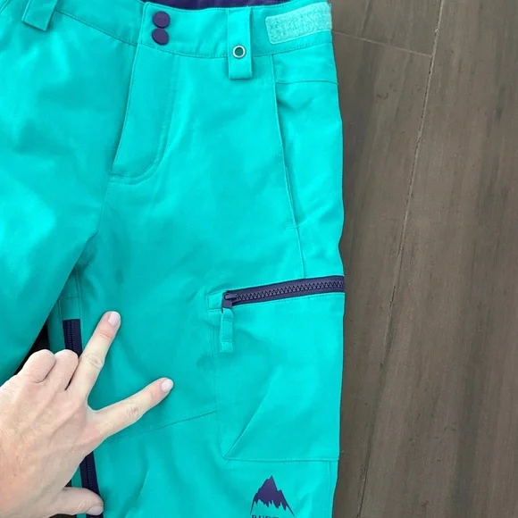 Burton Girls Elite Cargo Snowboard Pant-Everglade - Picture 4 of 6